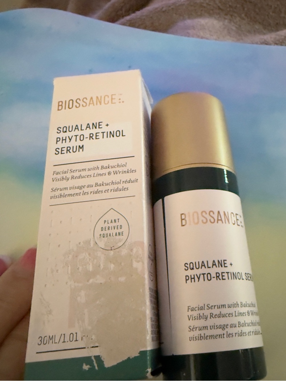 Biossance Squalane Phyto-Retinol Serum 1.01 fl oz. New in box.
• Stored in a c